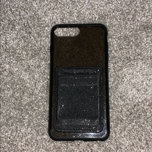 Black I phone 7 plus case